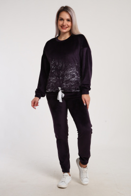 633 Костюм Зимушка баклажан